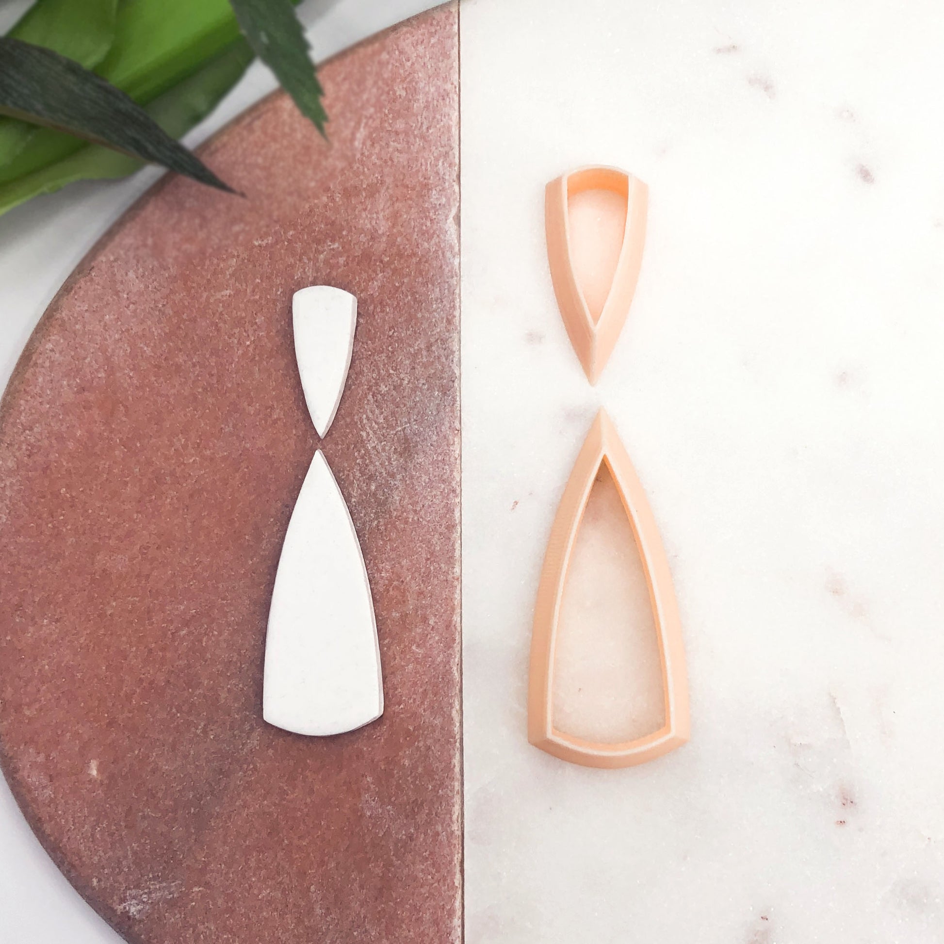 Dagger Clay Cutter | Triangle Shard - for polymer clay jewellery makers