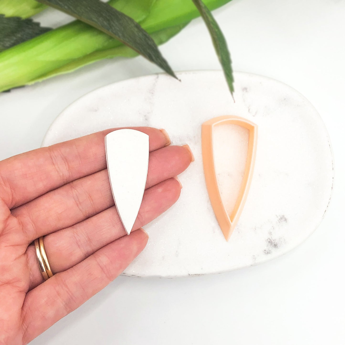 Dagger Clay Cutter | Triangle Shard - for polymer clay jewellery makers