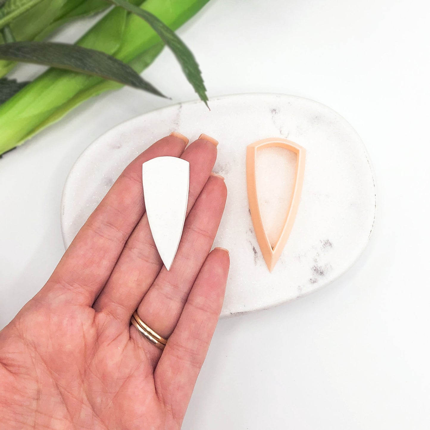 Dagger Clay Cutter | Triangle Shard - for polymer clay jewellery makers