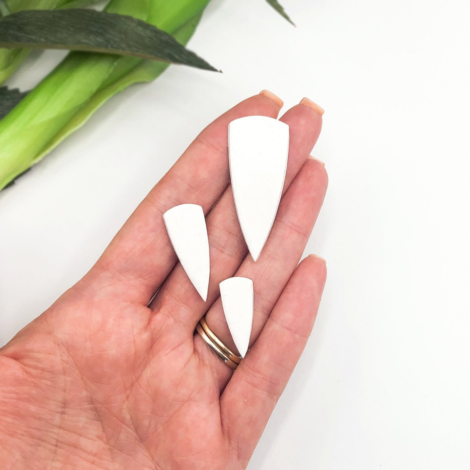 Dagger Clay Cutter | Triangle Shard - for polymer clay jewellery makers