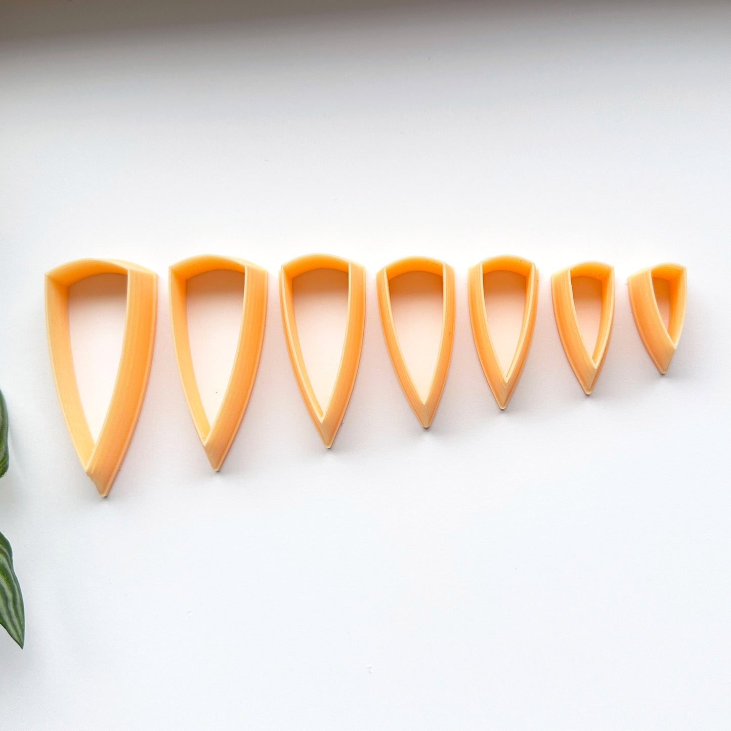 Dagger Clay Cutter | Triangle Shard - set for polymer clay jewellery makers 