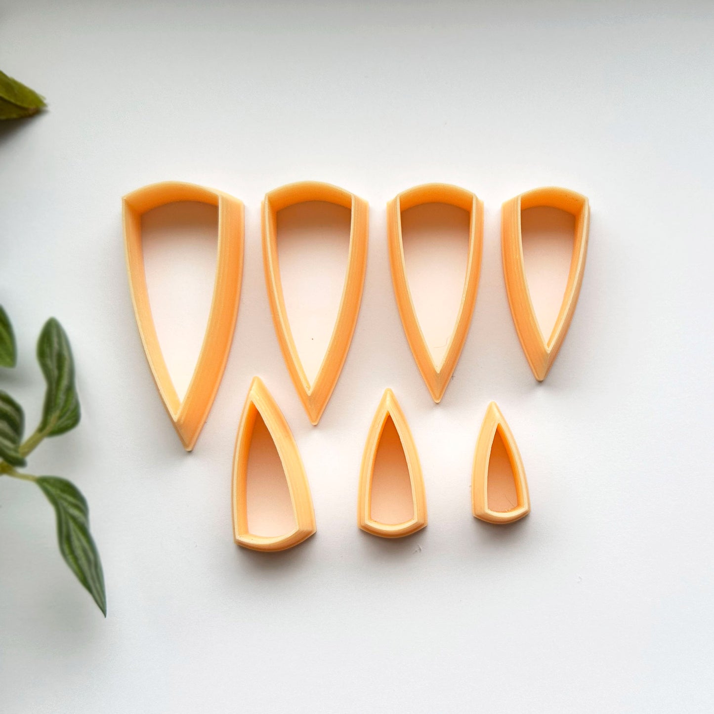 Dagger Clay Cutter | Triangle Shard - set for polymer clay jewellery makers