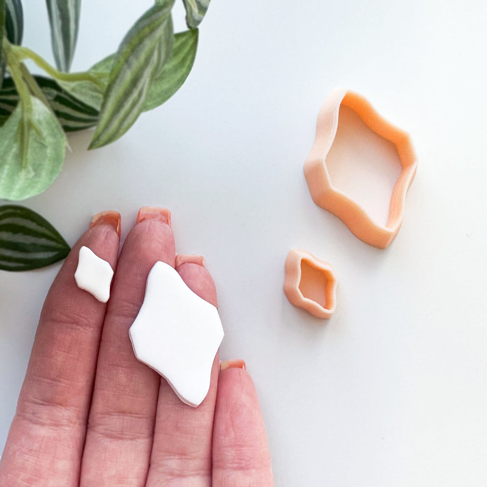 Ornate Diamond Clay Cutter | Unique Shape | Kaly and Klay