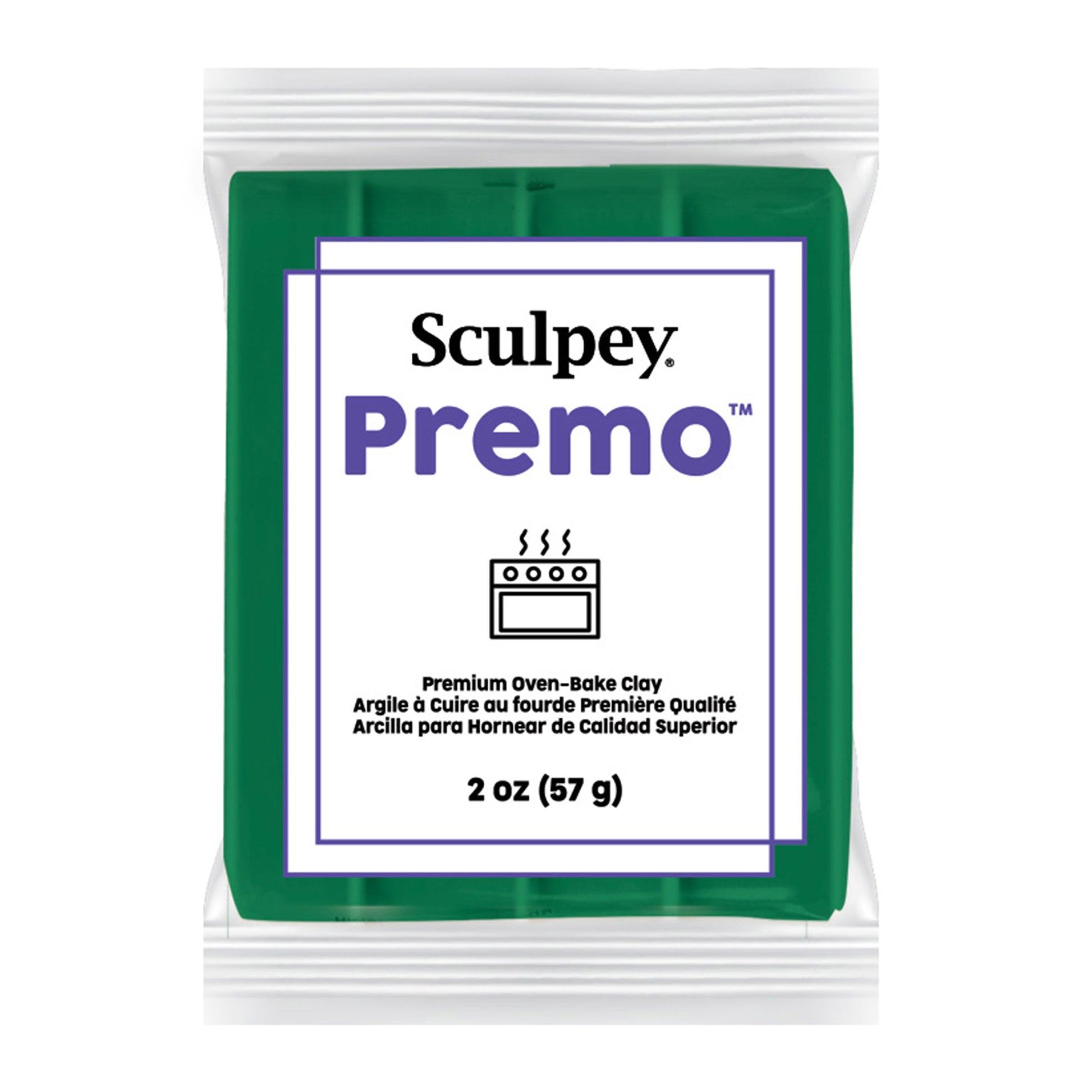 Sculpey Premo Polymer Clay | 57g - 5006 Forest Green - new packaging
