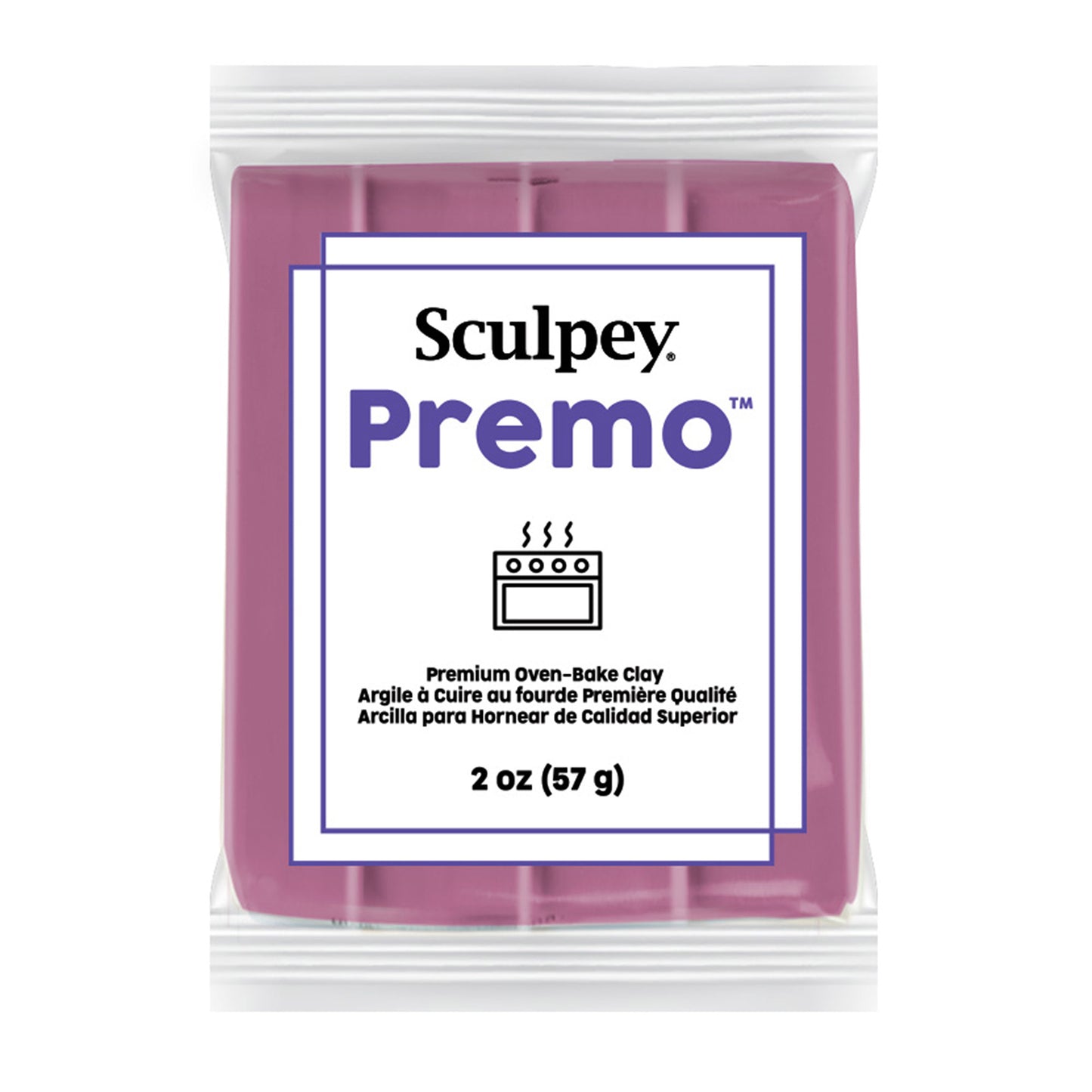 Sculpey-Premo-polymer-clay-in-mauve-purple-clay is in packaging