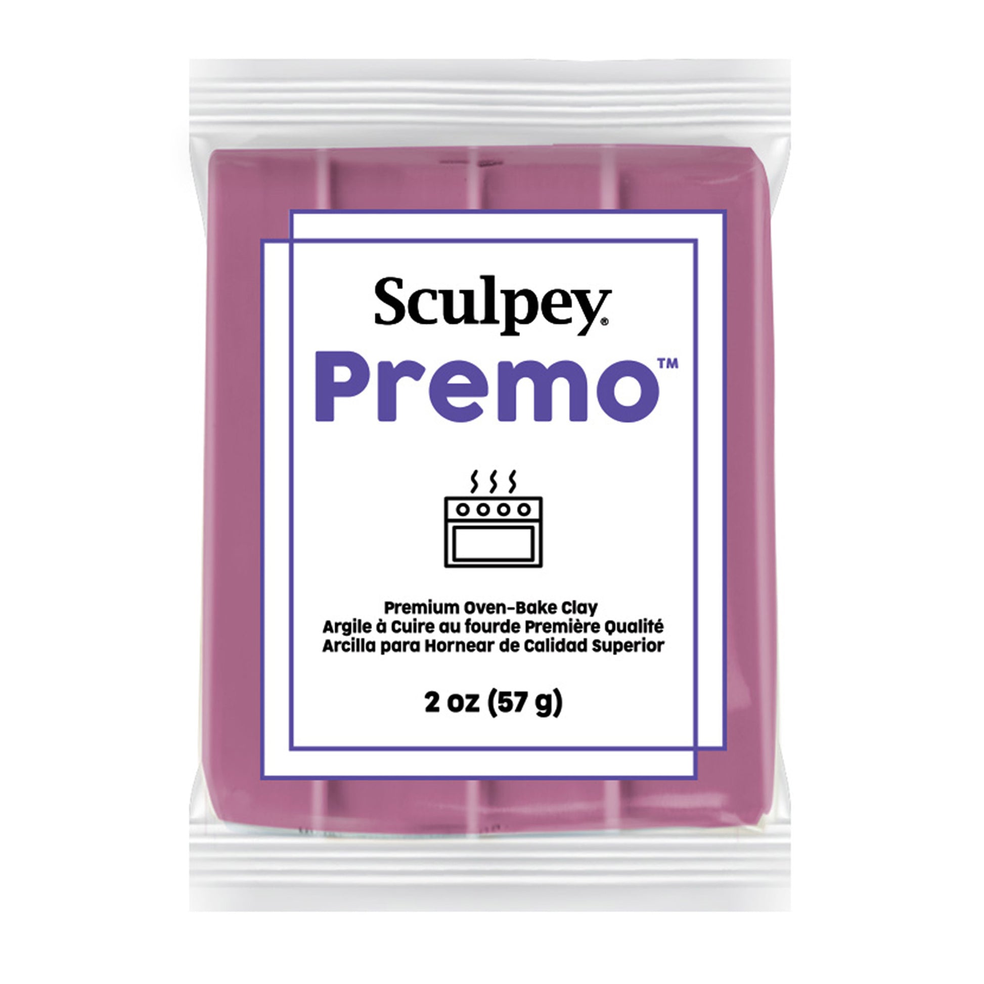 Sculpey-Premo-polymer-clay-in-mauve-purple-clay is in packaging
