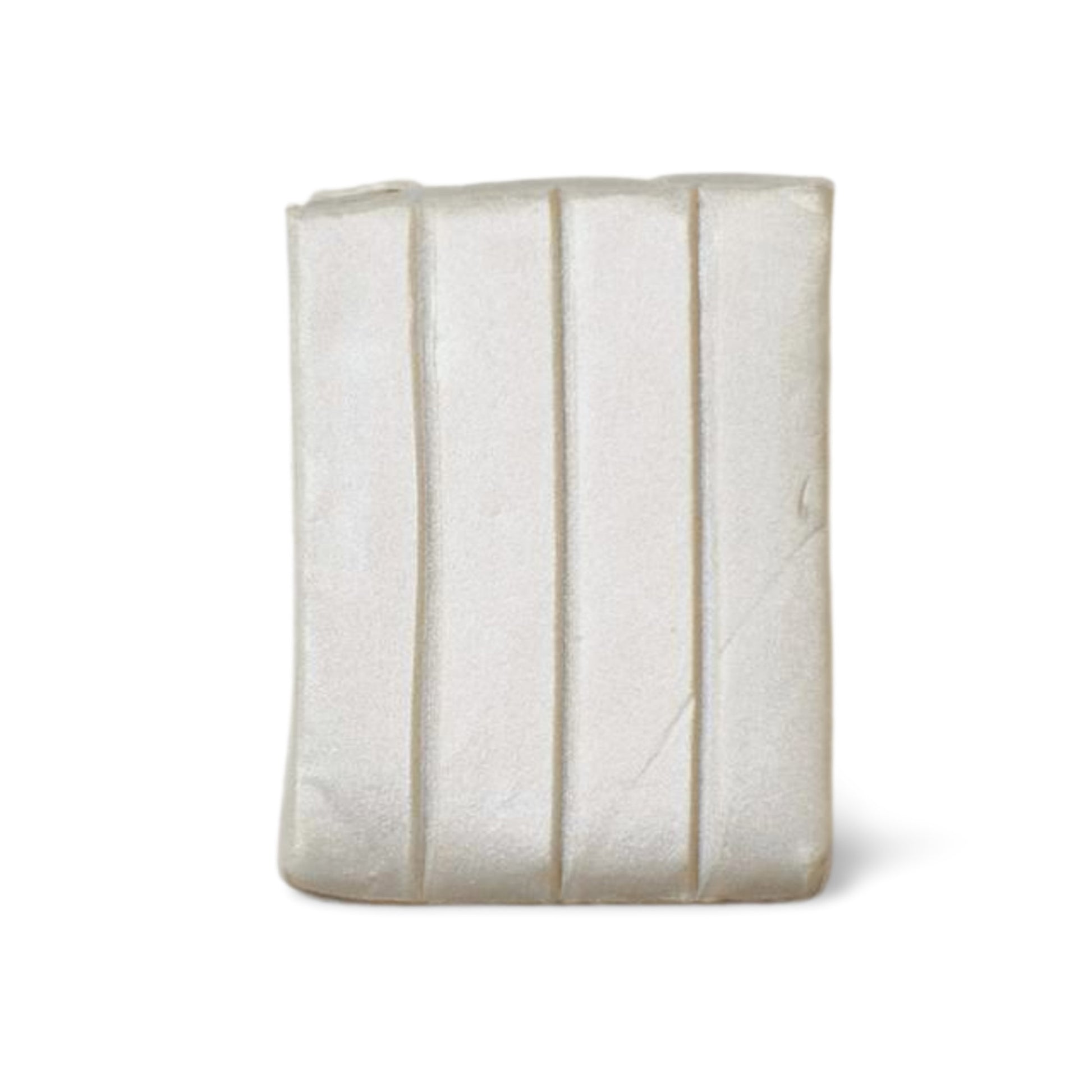 Rectangular raw clay on a white background - Sculpey Premo Polymer Clay Pearl - 57g - 