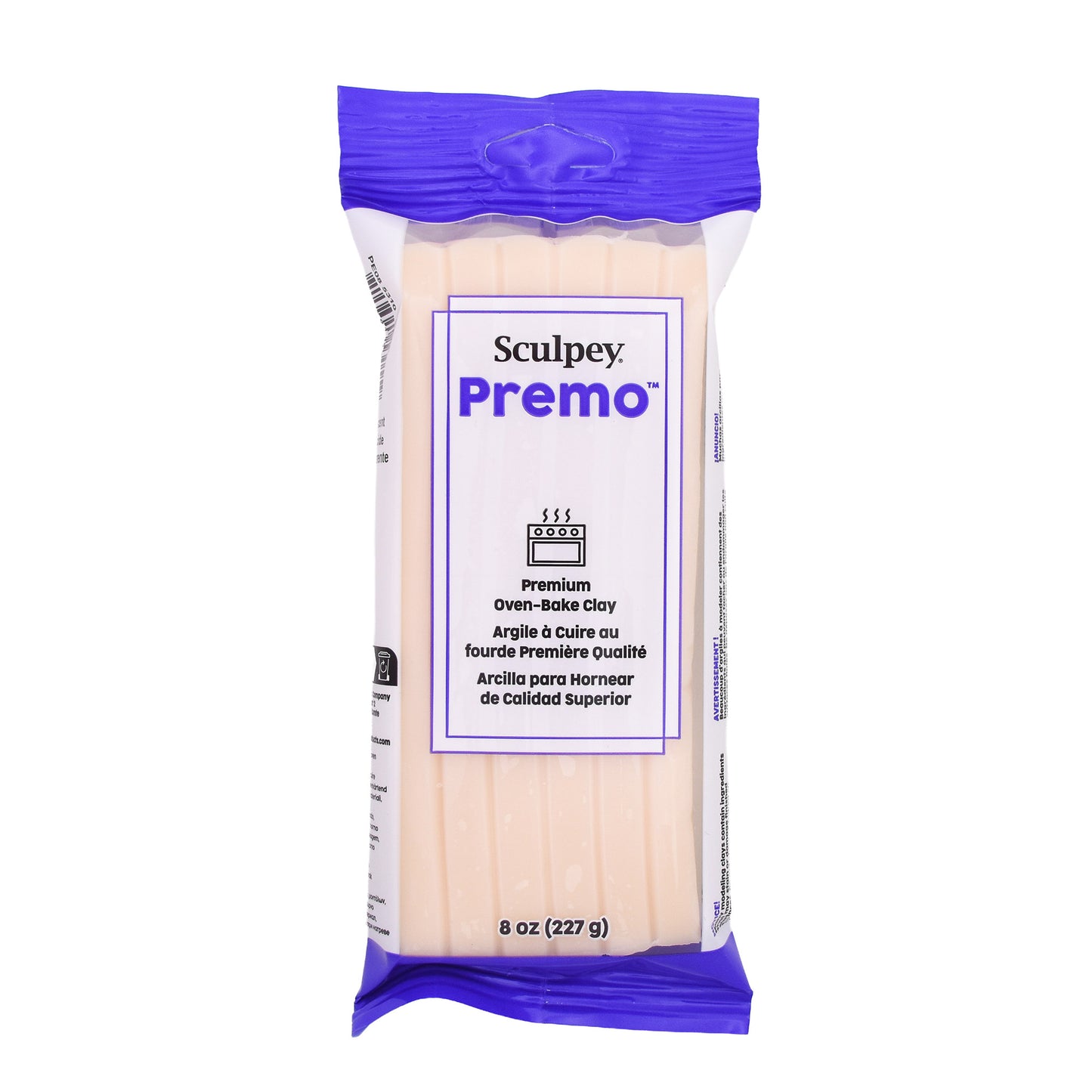 Sculpey premo 227g translucent (8oz) real picture on a white background