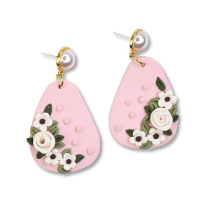 sculpey premo polymer clay 57g 5508 light pink - earrings kaly and klay