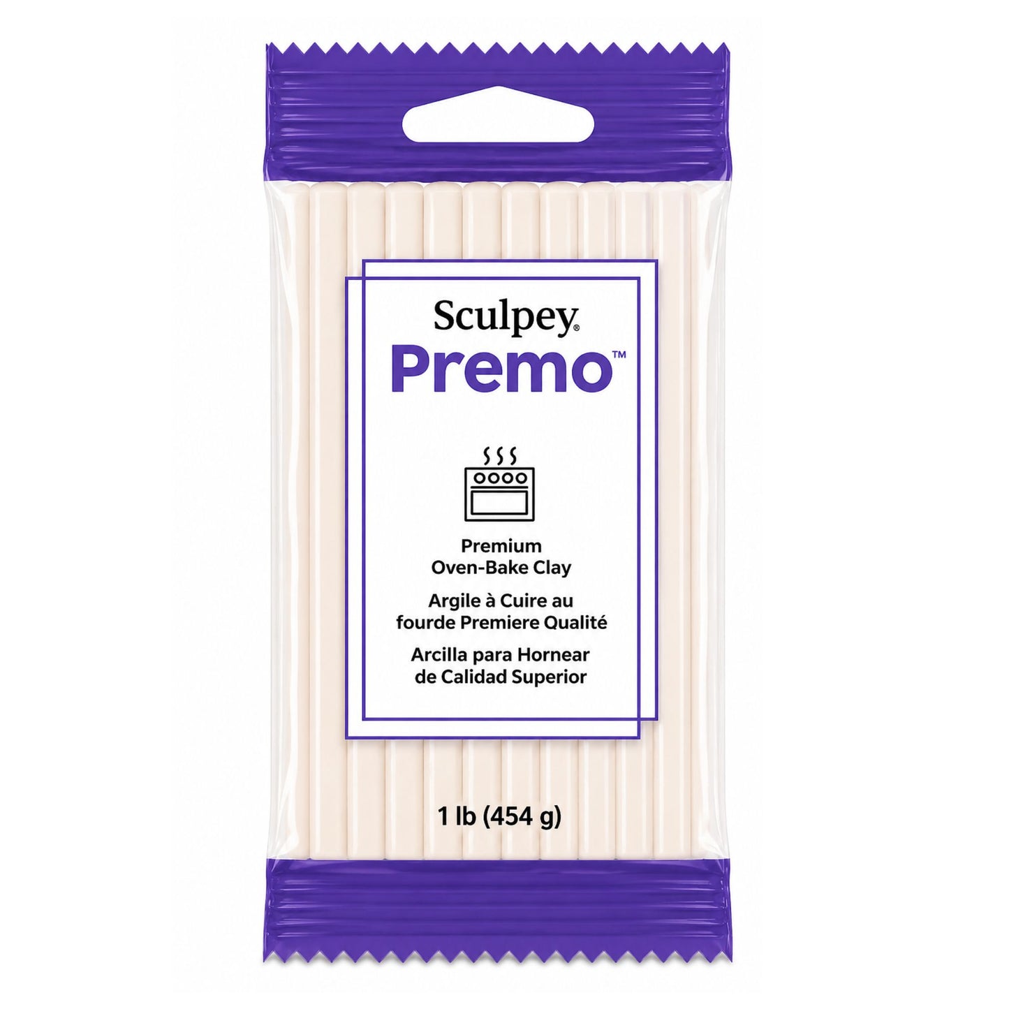 Sculpey Premo Polymer Clay 454g - White Translucent