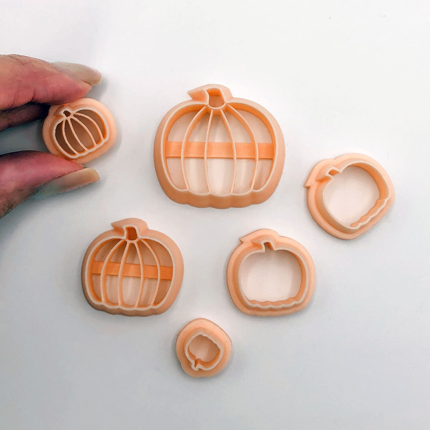 Pumpkin clay cutter for Hallween and autumn crafts. Sizes availble for polymer clay jewellery makers.