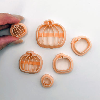 Pumpkin clay cutter for Hallween and autumn crafts. Sizes availble for polymer clay jewellery makers.