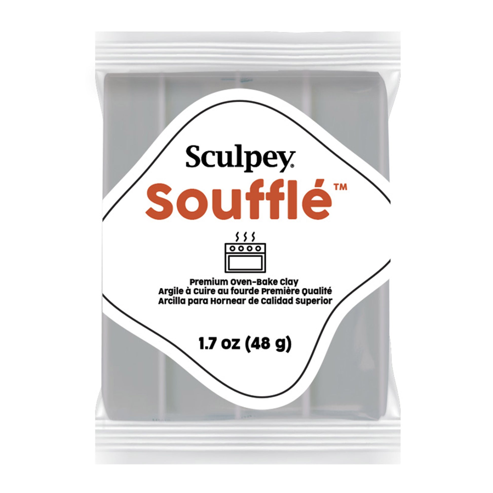Sculpey Souffle Polymer Clay | 48g - 6645 Concrete - 