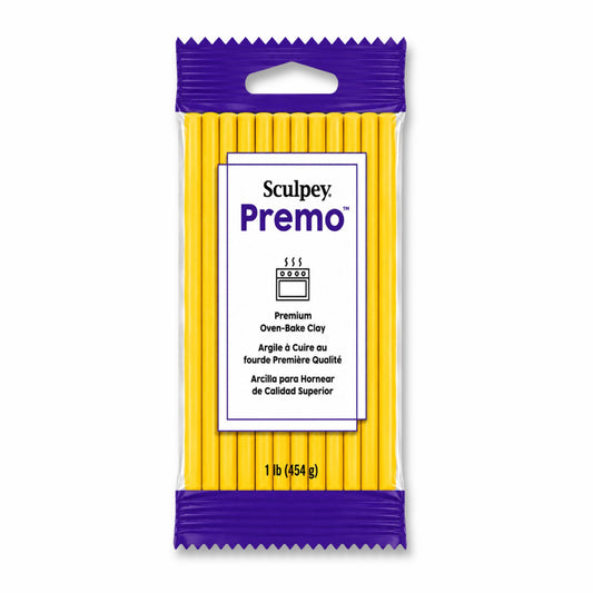 Sculpey premo cadmium yellow 454g 1lb large bar 