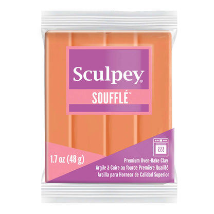 Sculpey Souffle Polymer Clay | 48g - 6033 in colour Pumpkin - old packaging