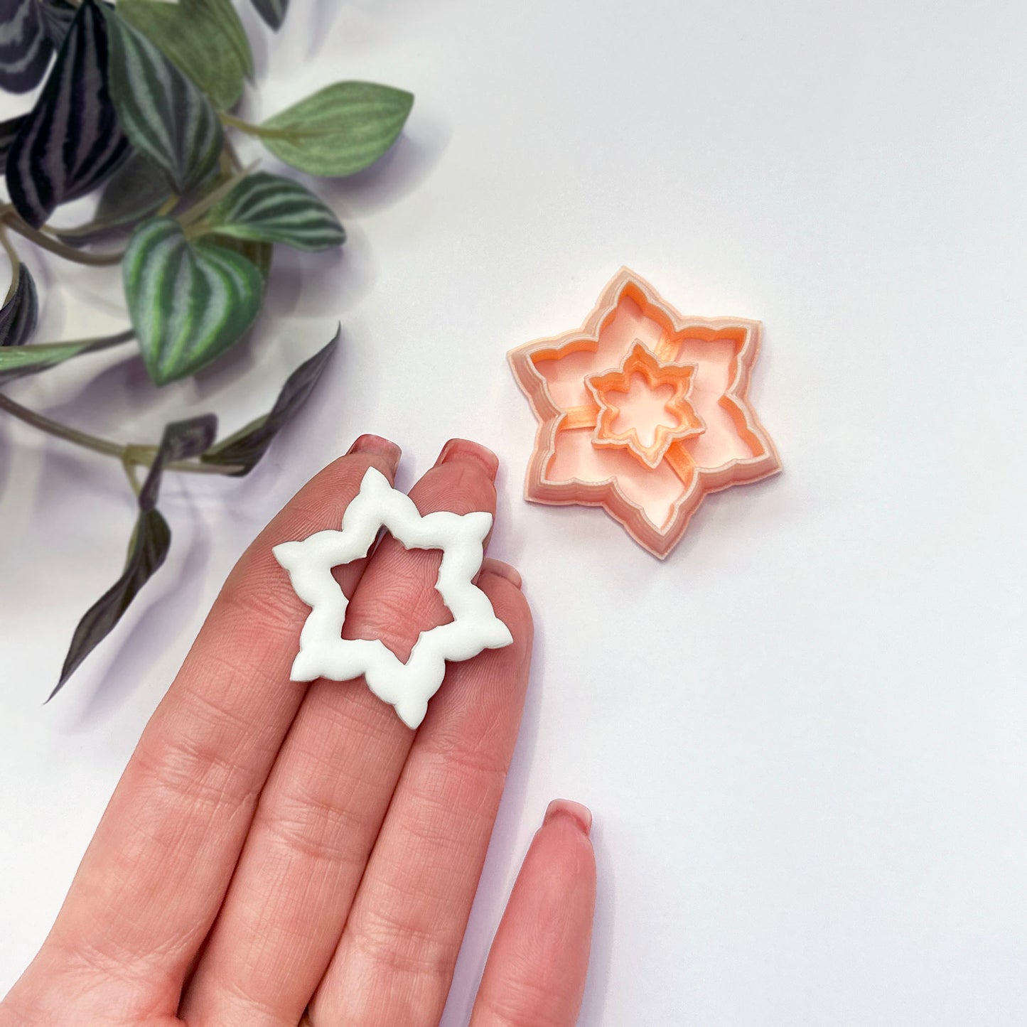 Snowflake Donut Clay Cutter