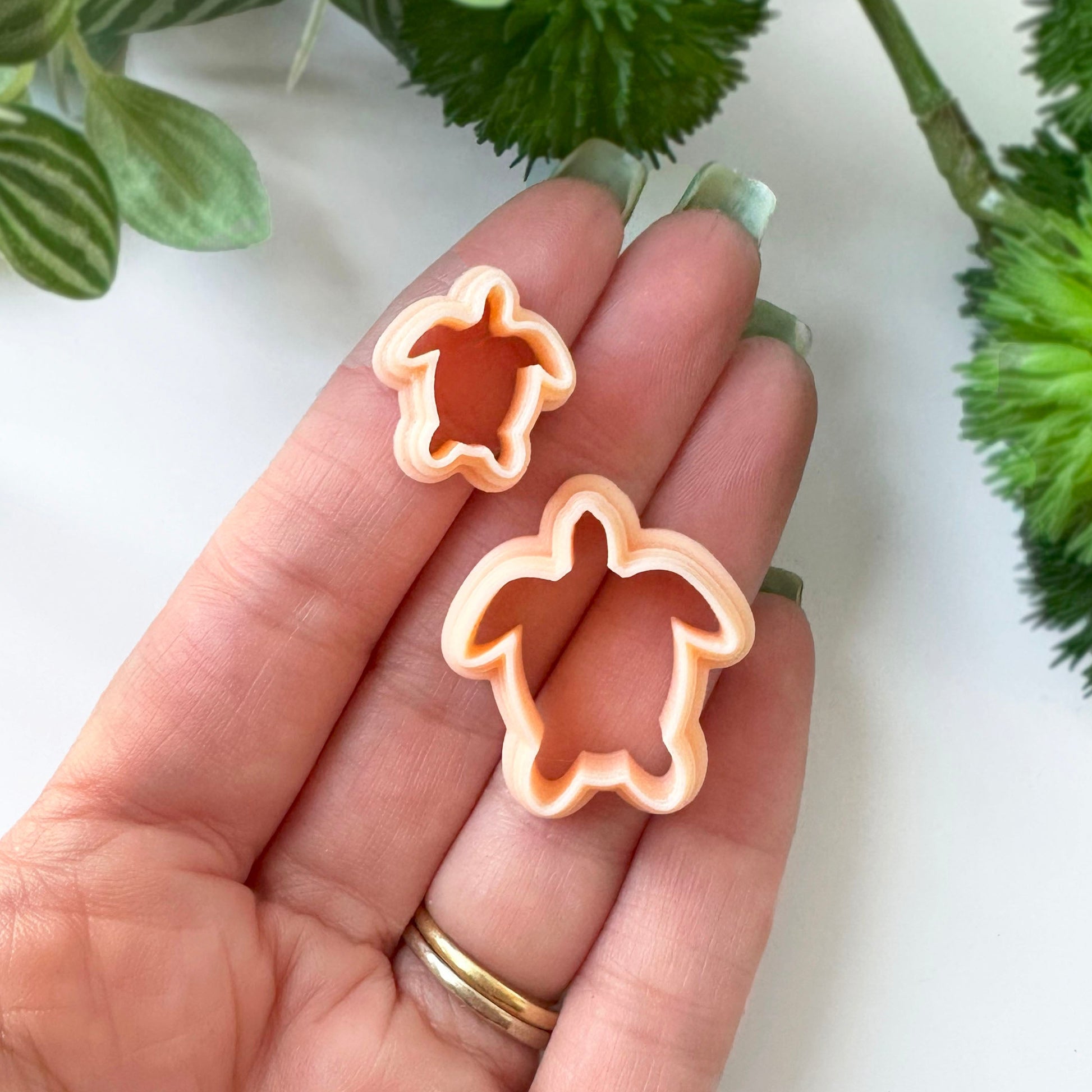 Sea Turtle clay cutter. great for making polymer clay earrings and crafts