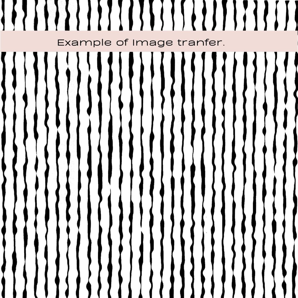 Abstract Stripes Silkscreen Stencil | Wiggly Lines Pattern - 