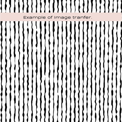 Abstract Stripes Silkscreen Stencil | Wiggly Lines Pattern - 