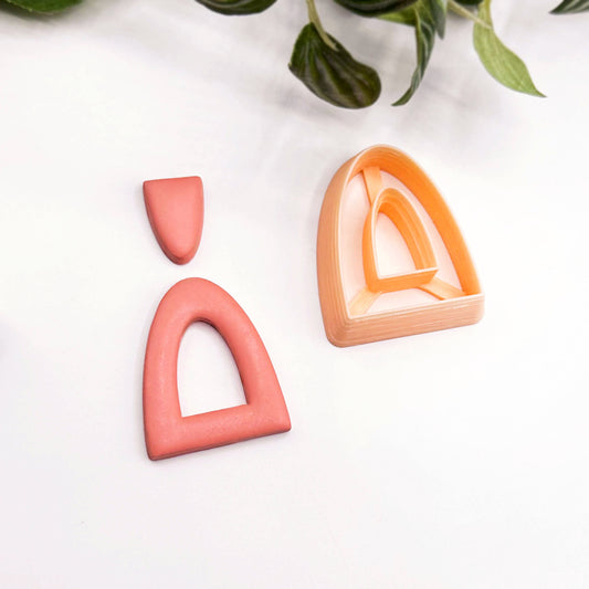 Arch Curved Donut Polymer Clay Cutter