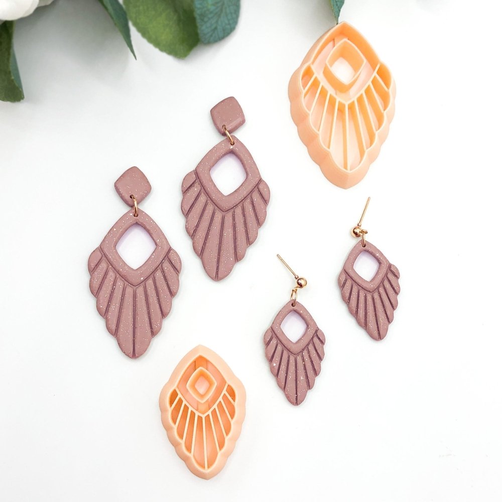 Art Deco Fan Clay Cutter - Unique Kaly and Klay