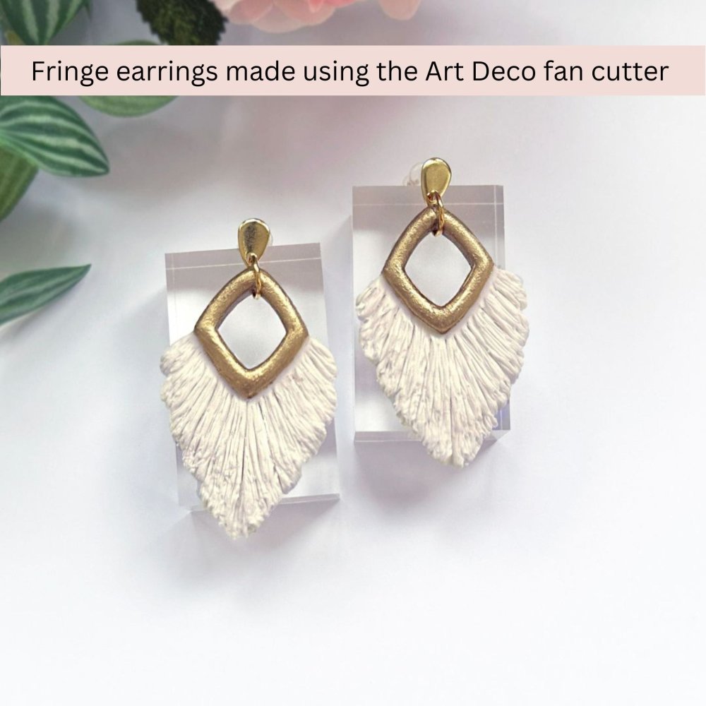 Art Deco Fan Clay Cutter - Unique Kaly and Klay