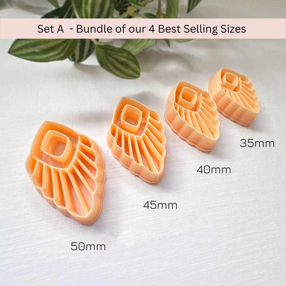 Art Deco Fan Clay Cutter - Unique Kaly and Klay