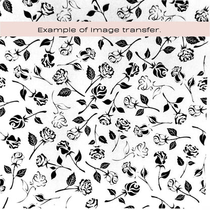 Boho Flowers Silkscreen Stencil - 