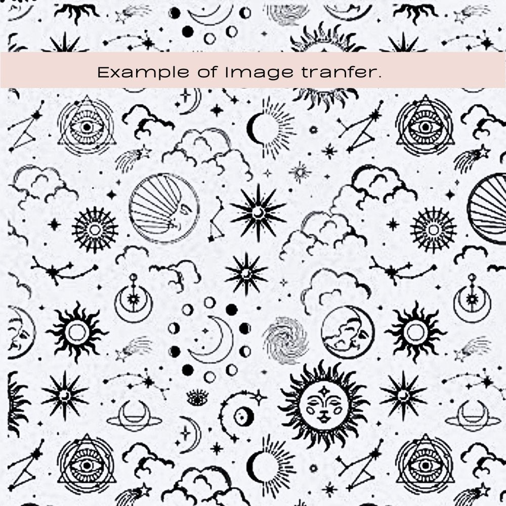 Boho Sun & Moon Silkscreen Stencil - 
