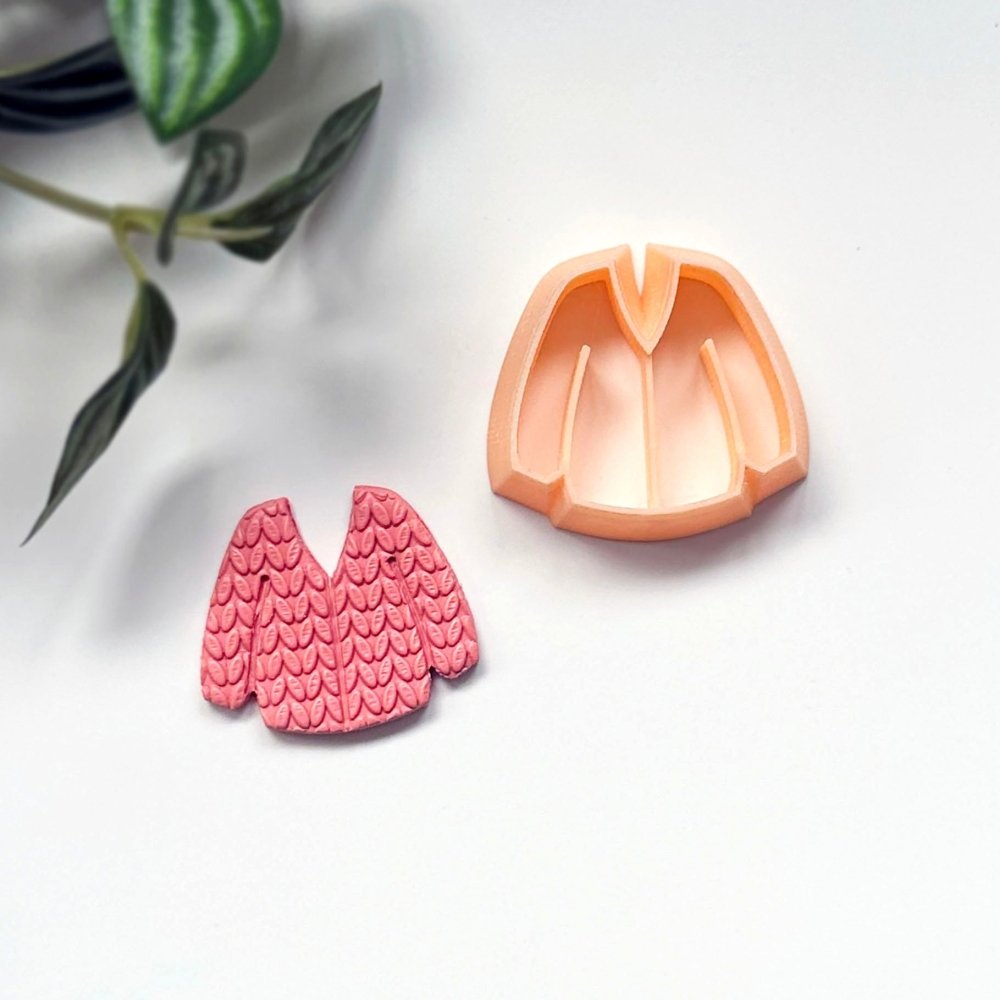Cardigan Polymer Clay Cutter -