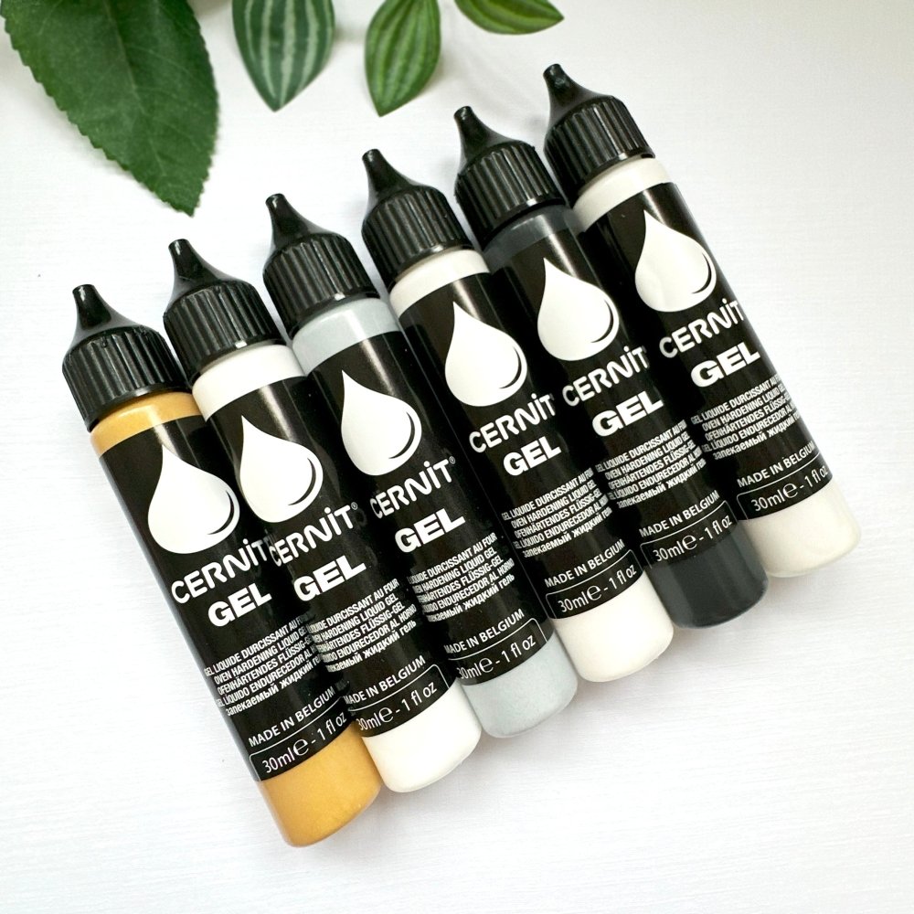 Cernit Gel Liquid Polymer Clay 30ml | Black - 