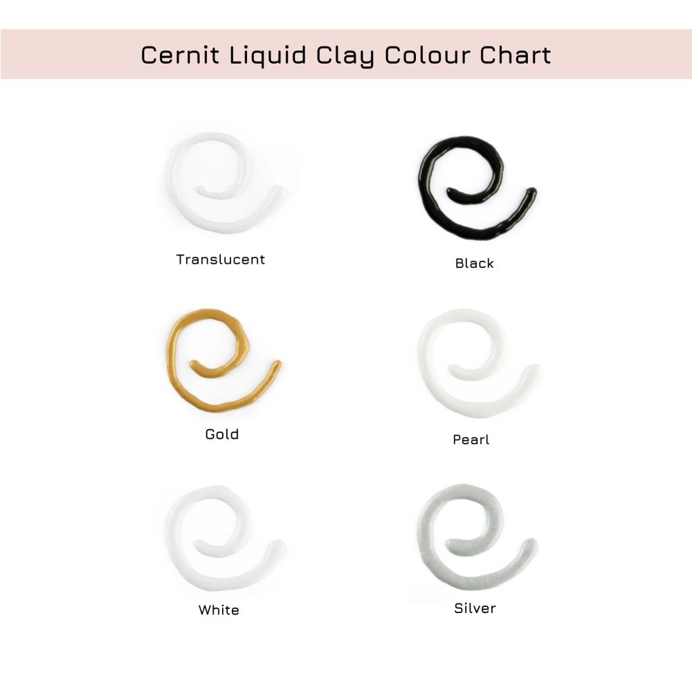 Cernit Gel Liquid Polymer Clay 30ml | Black - 