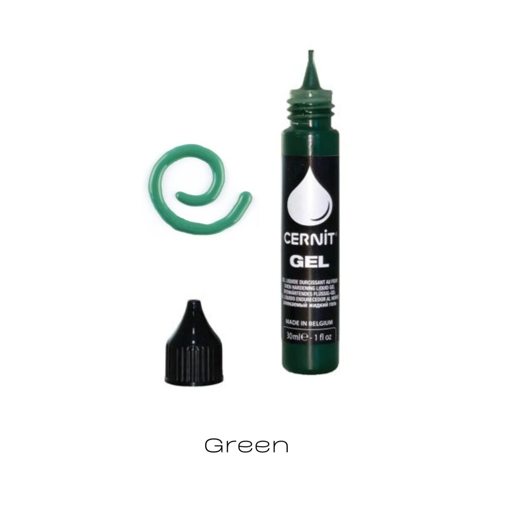 Cernit Gel Liquid Polymer Clay 30ml | Green - 