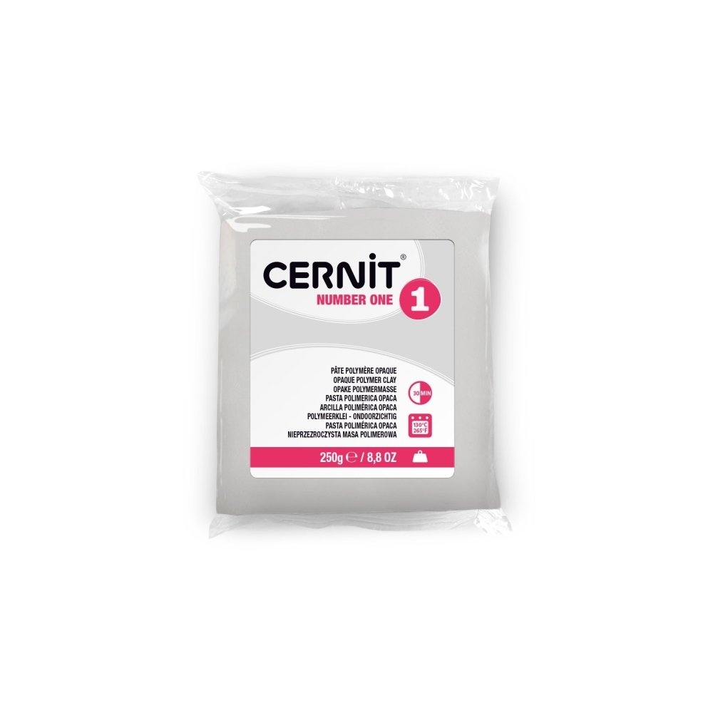 Cernit Polymer Clay 250g | Number One - 027 White Opaque -