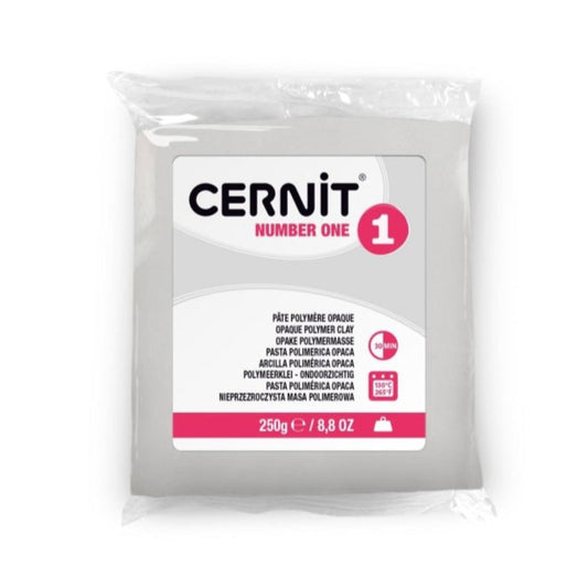 Cernit Polymer Clay 250g | Number One - 027 White Opaque -