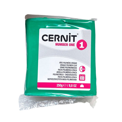 Cernit Polymer Clay 250g | Number One - Green - 