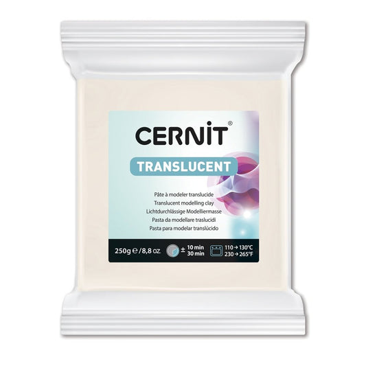 Cernit Polymer Clay 250g | Translucent White -