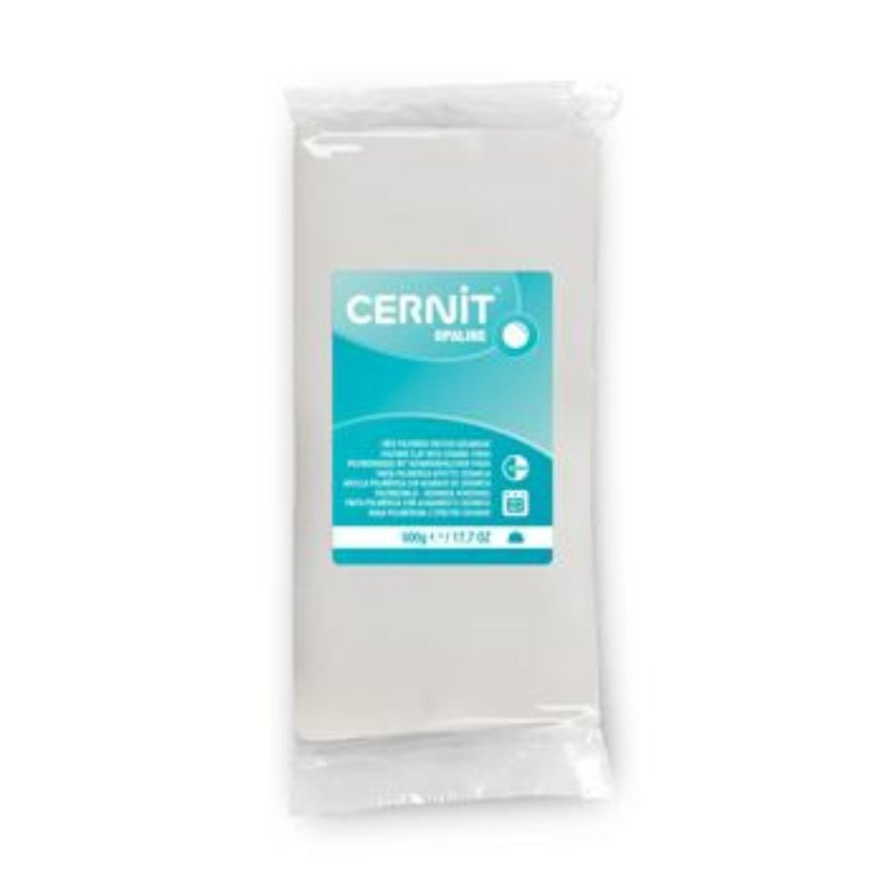 Cernit Polymer Clay 500g | Opaline - 010 White - 