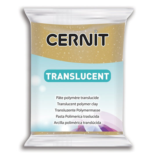 Cernit Polymer Clay 56g | 050 Glitter Gold -