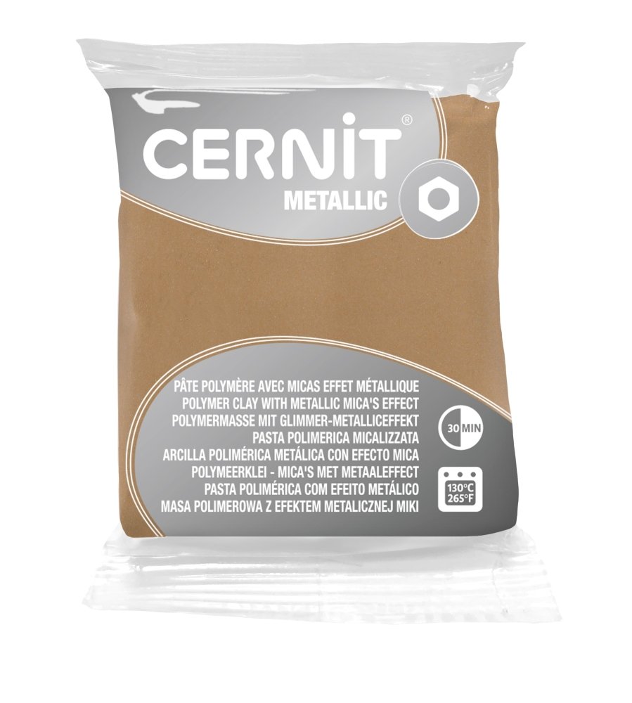 Cernit Polymer Clay 56g | Metallic - 045 Champagne -