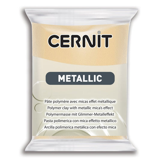 Cernit Polymer Clay 56g | Metallic - 045 Champagne -