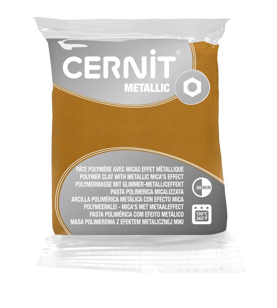 Cernit Polymer Clay 56g | Metallic - 050 Gold -