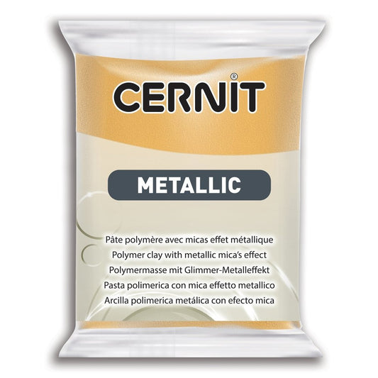 Cernit Polymer Clay 56g | Metallic - 050 Gold -