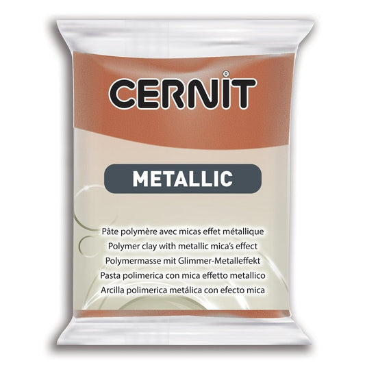 Cernit Polymer Clay 56g | Metallic - 058 Bronze -