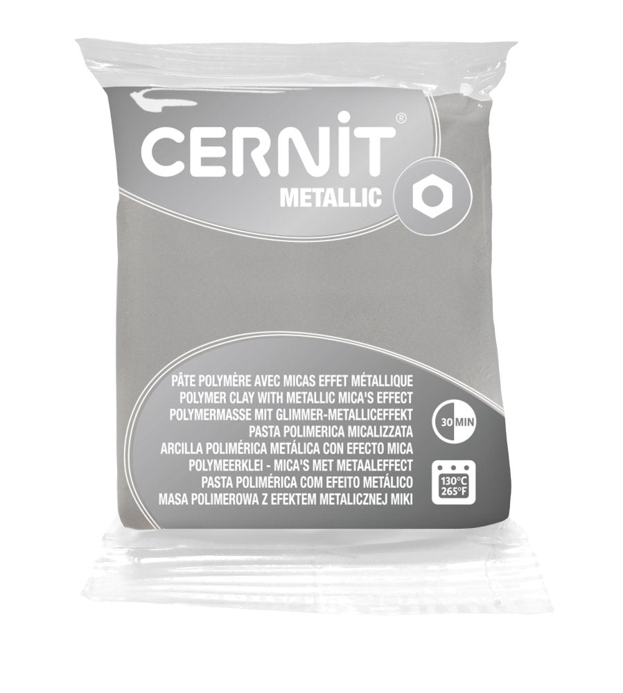 Cernit Polymer Clay 56g | Metallic - 085 Pearl White. -