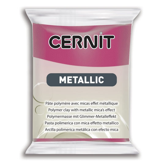 Cernit Polymer Clay 56g | Metallic - 460 Magenta -