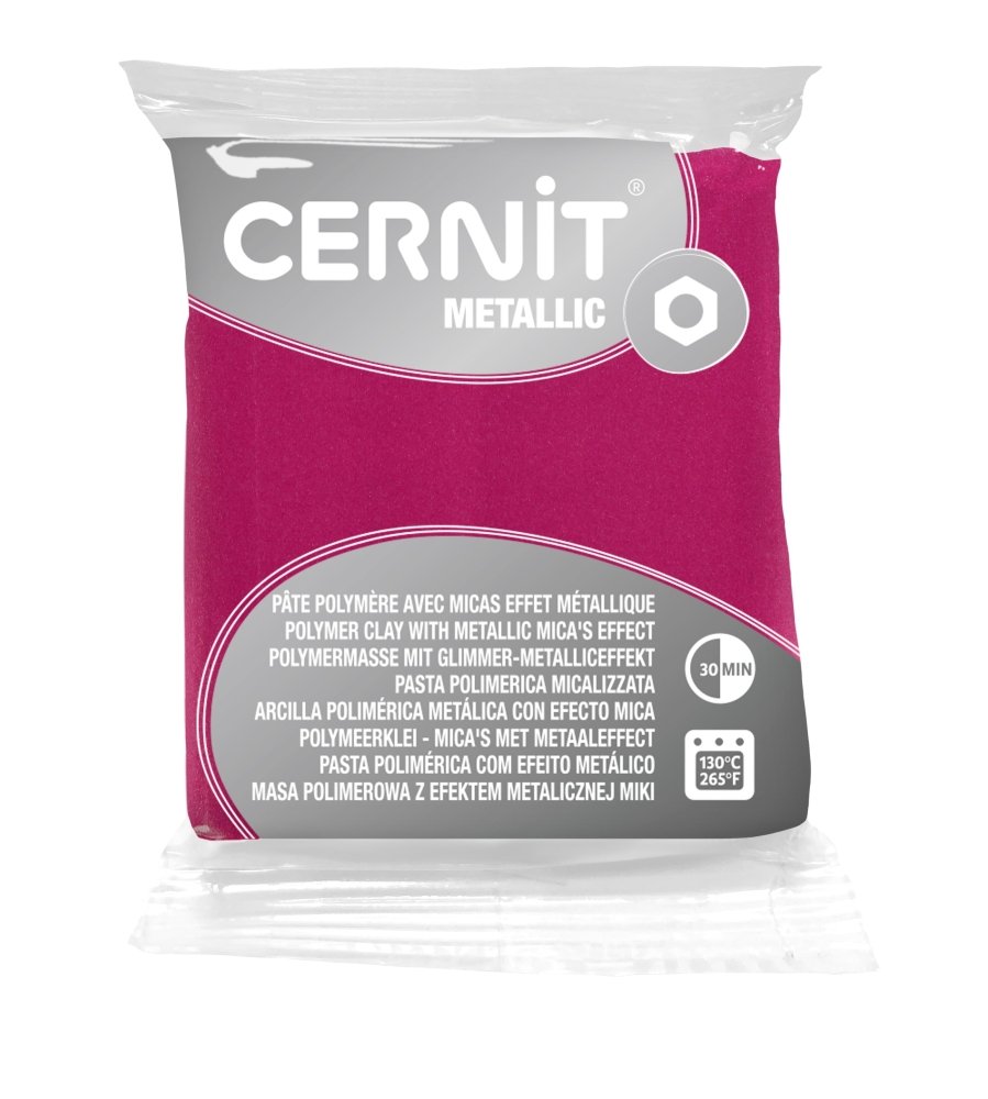 Cernit Polymer Clay 56g | Metallic - 460 Magenta -