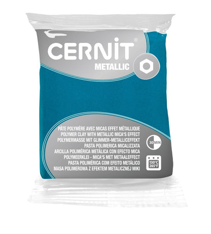 Cernit Polymer Clay 56g | Metallic - 676 Turquoise -