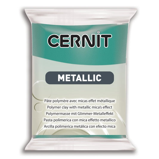 Cernit Polymer Clay 56g | Metallic - 676 Turquoise -