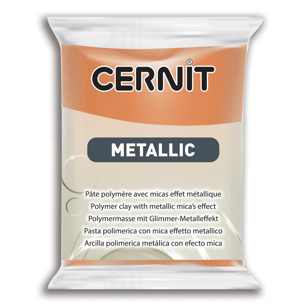 Cernit Polymer Clay 56g | Metallic - 775 Rust -